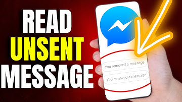 How to Read Unsent/Deleted Messages on Messenger [2022] [ENGLISH]
