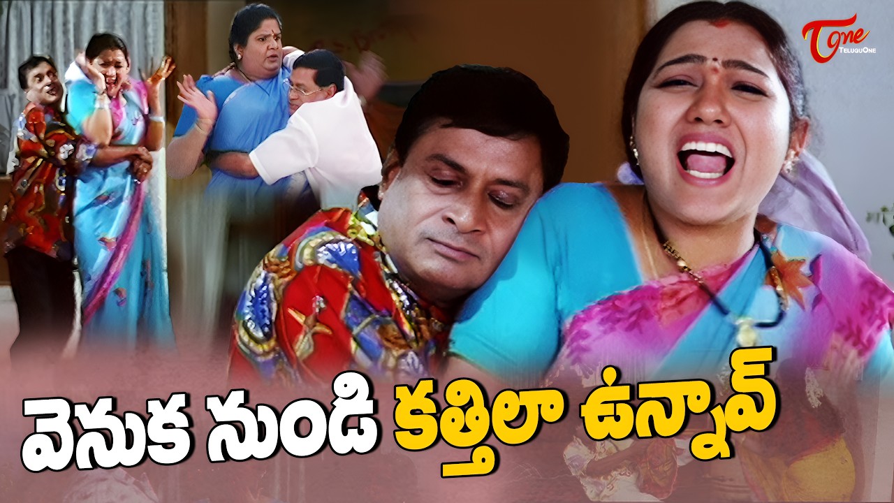 MS Narayana And Hema Romantic Comedy | నీ పెళ్ళాన్ని పక్కింటోడు వాటేసుకున్నాడురా చవట | TeluguOne