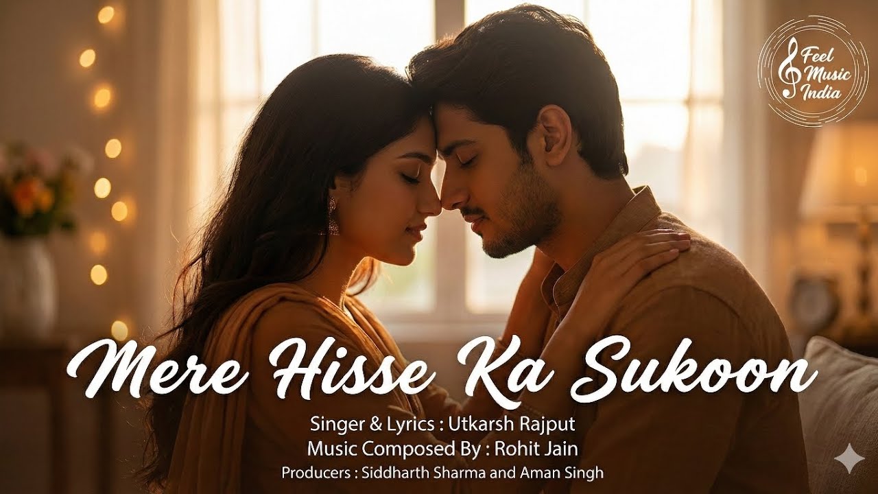 Mere Hisse Ka Sukoon - Official Music Video | Utkarsh Rajput | Siddharth Sharma | Feel Music India