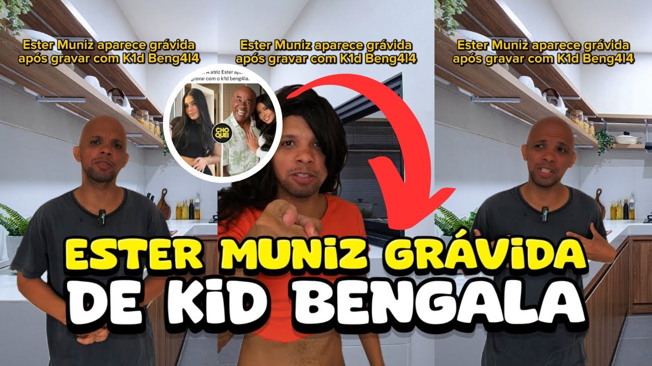 ESTER MUNIZ APARECE GRÁVIDA APÓS GRAVAR COM KID BENGALA - YouTube
