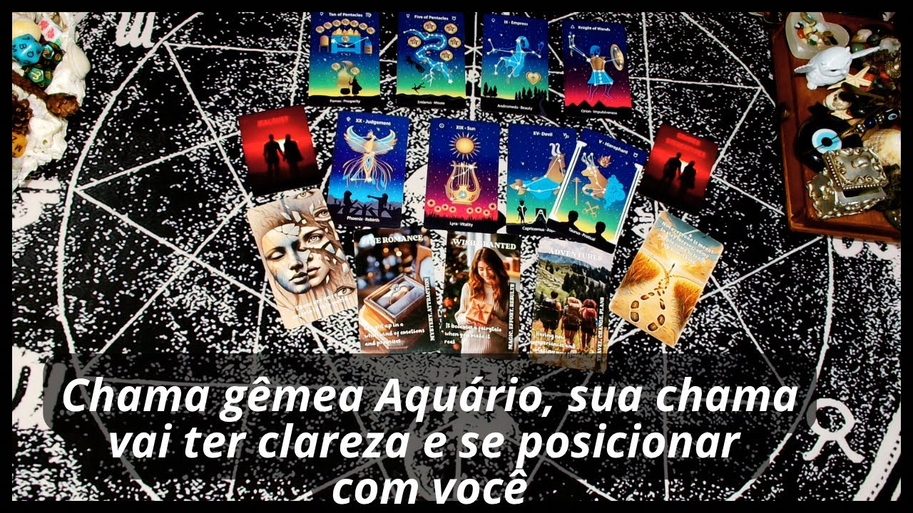 Chama gêmea Aquário, sua chama vai ter clareza e se posicionar com você