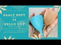 SAALT SOFT (Small) vs HELLO CUP (S/M) : Squish Comparison