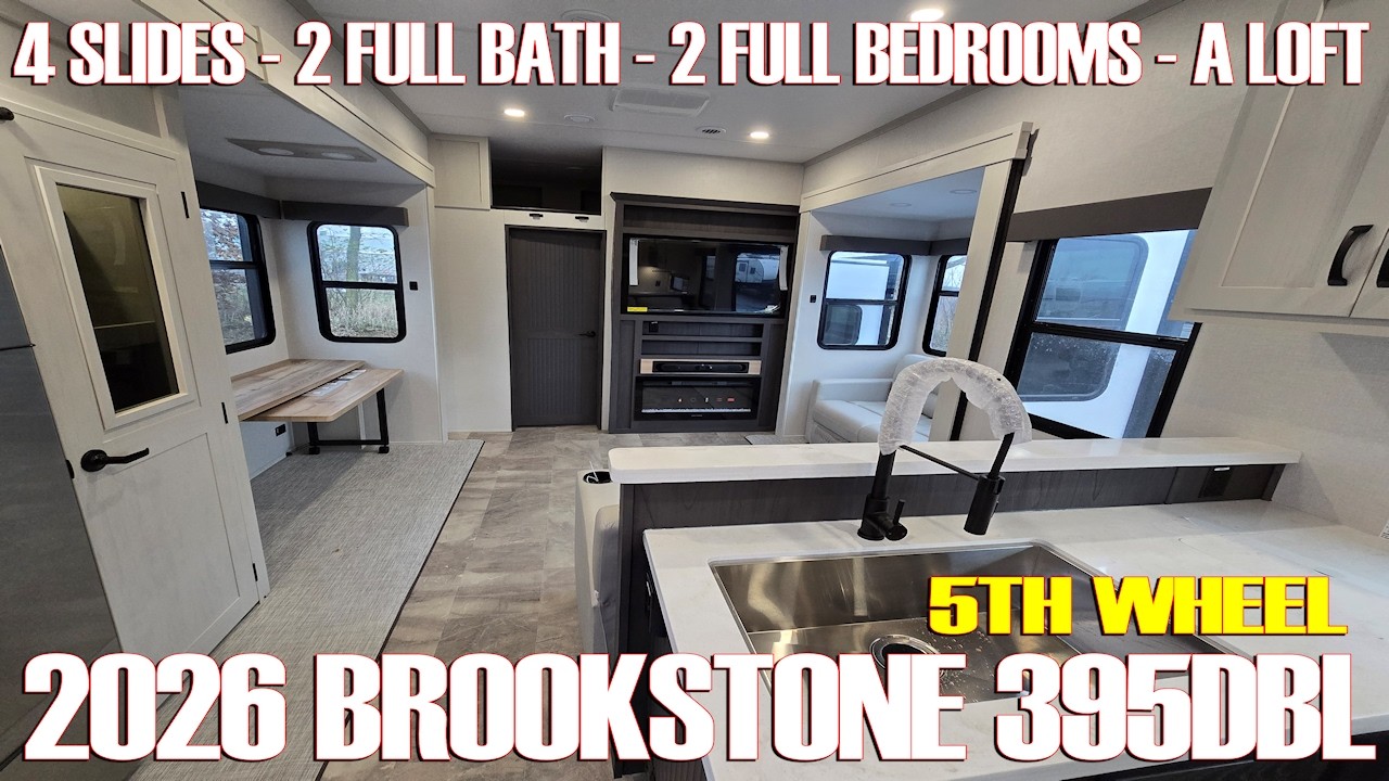 Двухкомнатный прицеп-дача Brookstone 395DBL 2026 года выпуска от Coachmen RV @ Couchs RV Nation