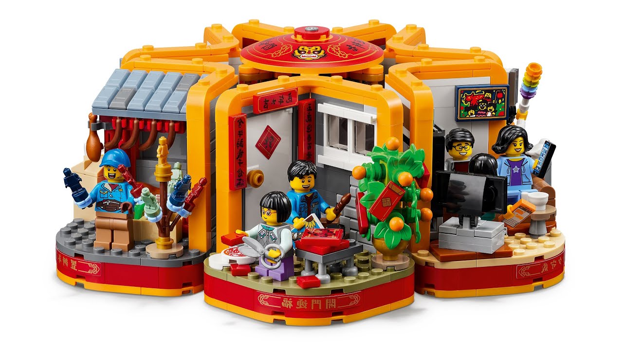 LEGO SEASONAL 🎄 Monkie Kid  80108  Lunar New Year Traditions 🎄 SPEED BUILD