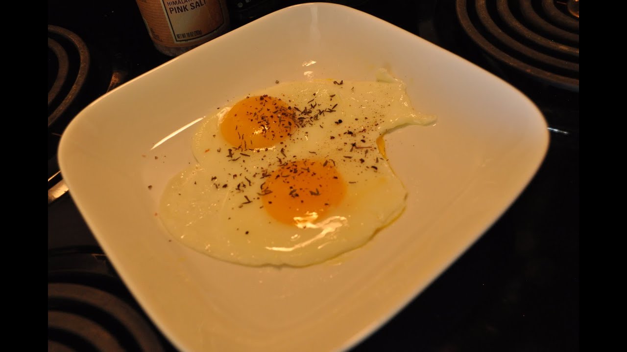 How to Make Perfect Sunny-Side-Up Eggs - Using Coconut oil - YouTube