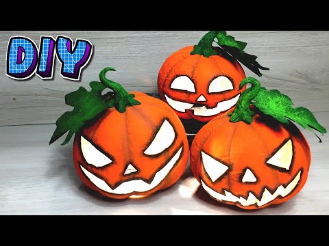 Vídeo: Abóbora De Papel De Halloween: Técnica