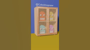 MONSTER HORROR SHOW 💀👹 #3danimation #horrorshow #loops #cuboidmonster3d #funny