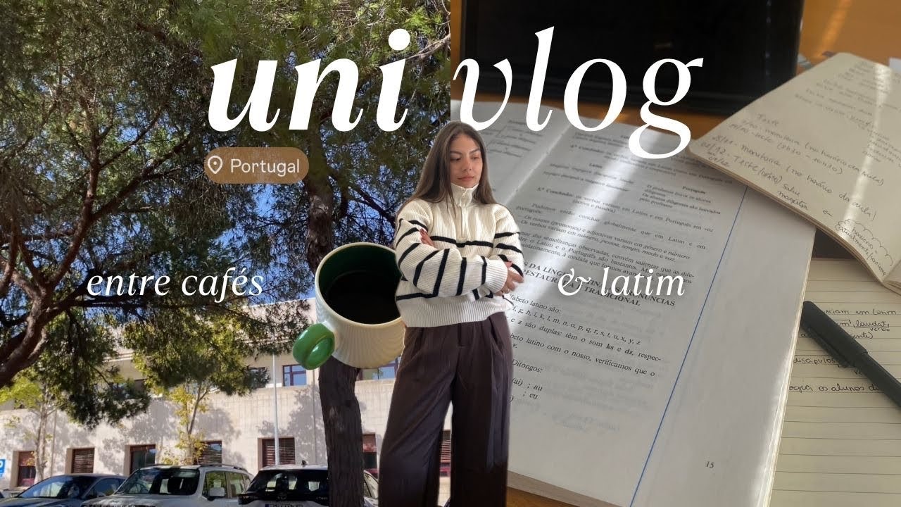 meu primeiro teste na faculdade em Portugal | study vlog & rotina real