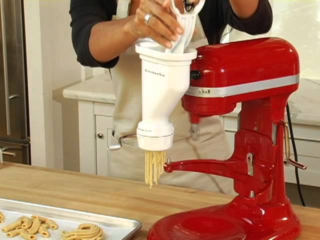 KitchenAid Pasta Press - YouTube