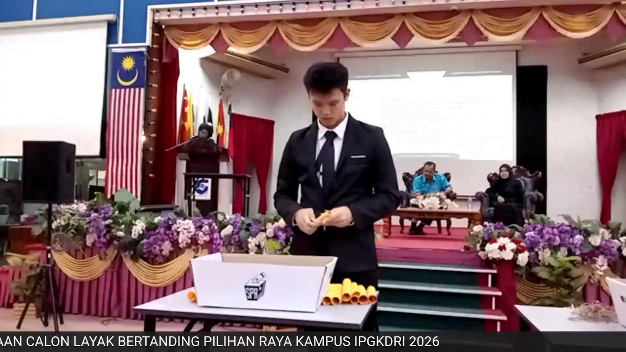HARI PENGUMUMAN PENAMAAN CALON LAYAK BERTANDING PILIHAN RAYA KAMPUS IPGKDRI 2026