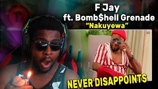 F Jay ft. Bomb$hell Grenade _ Nakuyewa (Music Video) | REACTION
