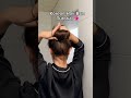 Korean Bun Hairstyle Tutorial Shorts Hairstyles Schoolhair Saçmodelleri 