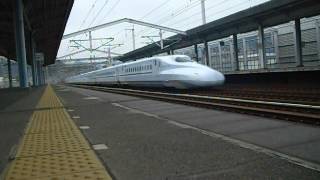 N700系7000・8000番台 新下関通過