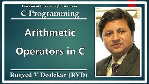C Question 14: What are arithmetic operators in C?