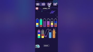 water sort puzzle level- 117