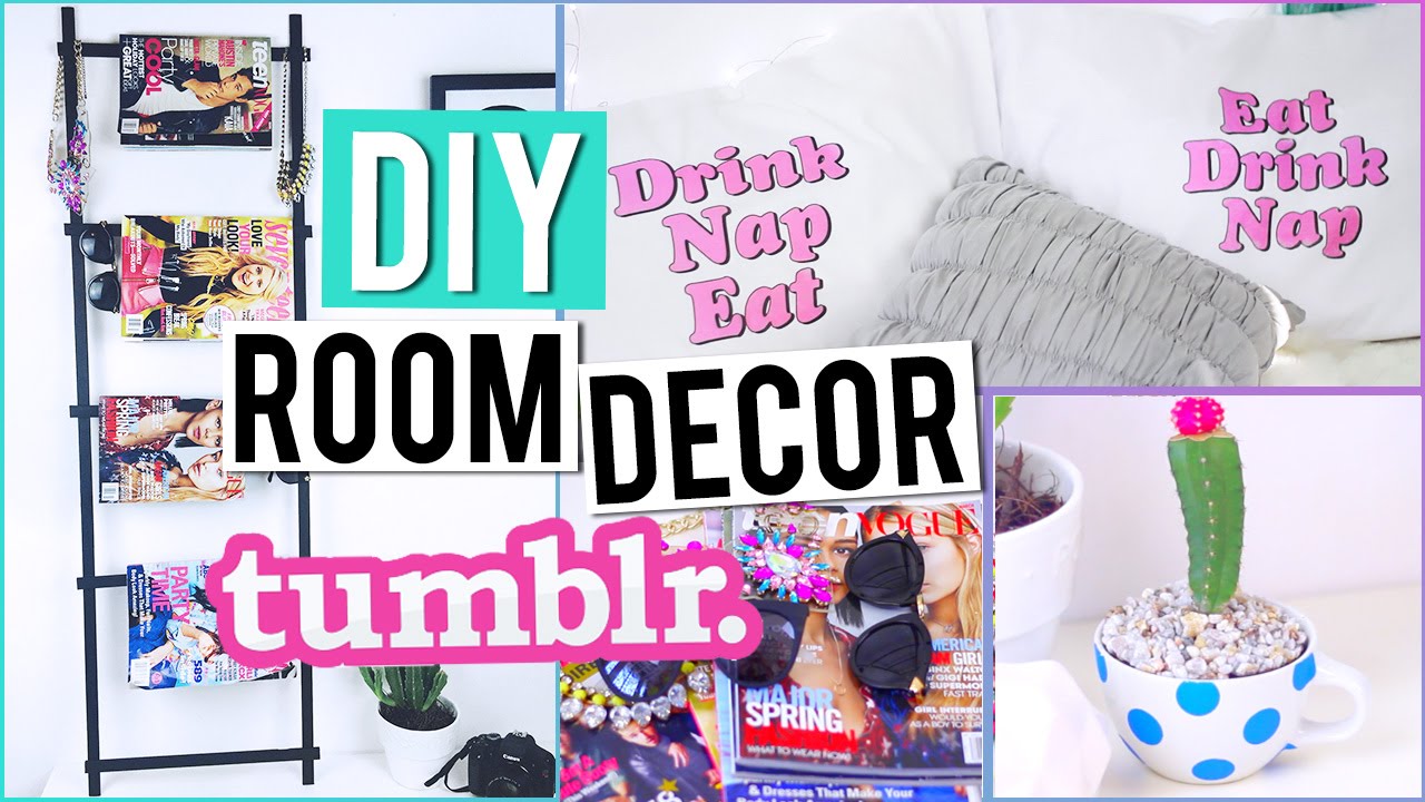 DIY Room Organization & Decor: Tumblr Inspired - YouTube