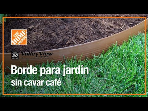 BORDE PARA JARDÍN SIN CAVAR CAFÉ  @TheHomeDepotMx