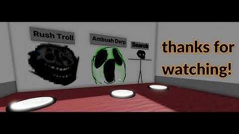 Roblox:"Troll Face RP (WIP)" BADGES:OPEN SESAME(doors), THE REMAINS, NOWAY TAILS DOLL,SLENDY TIME