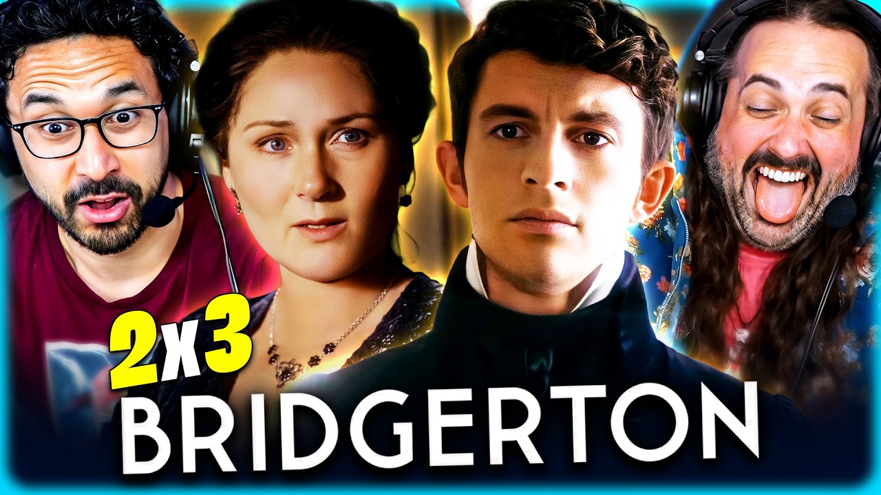 BRIDGERTON 2x03 REACTION – THAT BEE STING SCENE ALMOST KILLED US! – FIRST TIME WATCHING