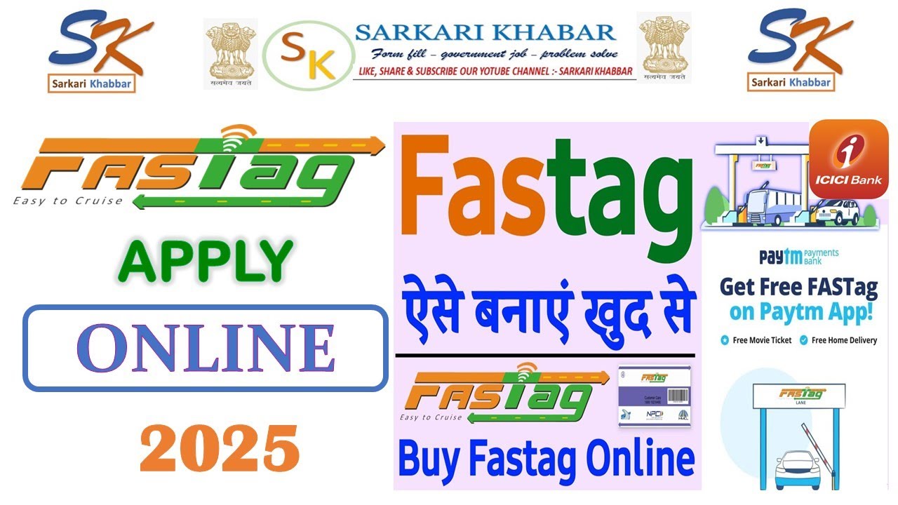 FASTag Registration Process | FASTag Kaise Banaye | How To Apply FASTag Online | Fastag annual pass