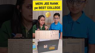 Rank vs BEST College #jee2024