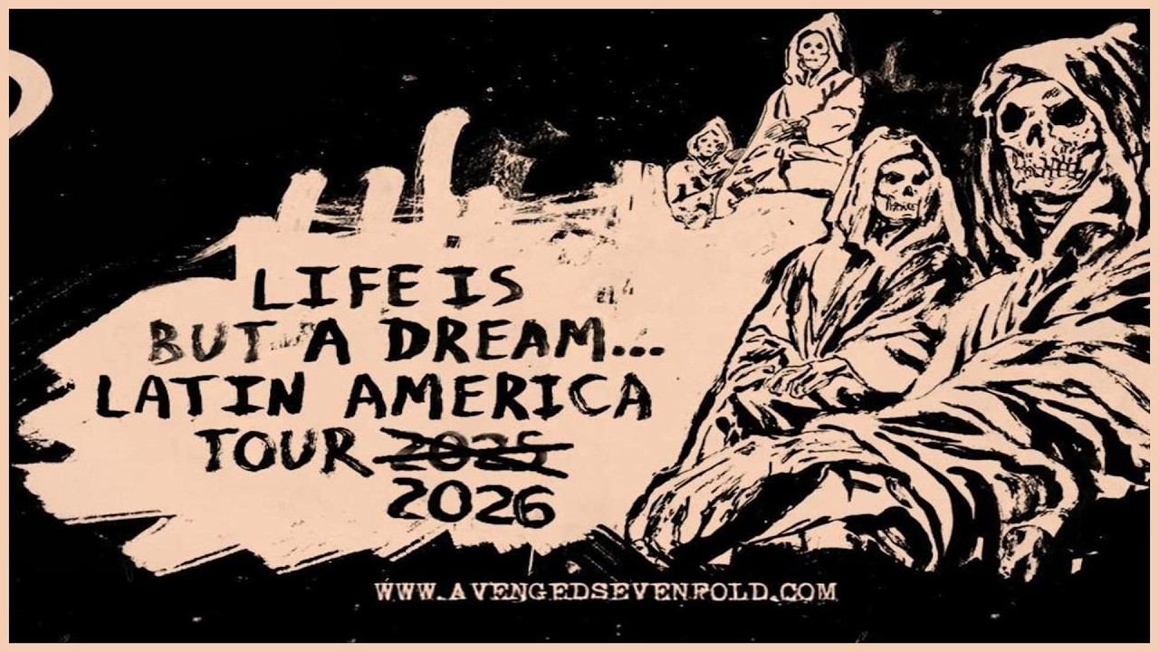 Avenged Sevenfold - Life Is but a Dream Latin America Tour (Chile 24/01 ...