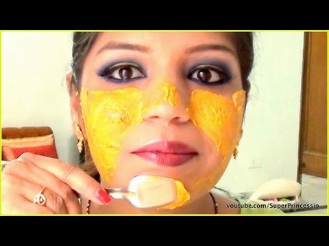 Turmeric face pack for acne