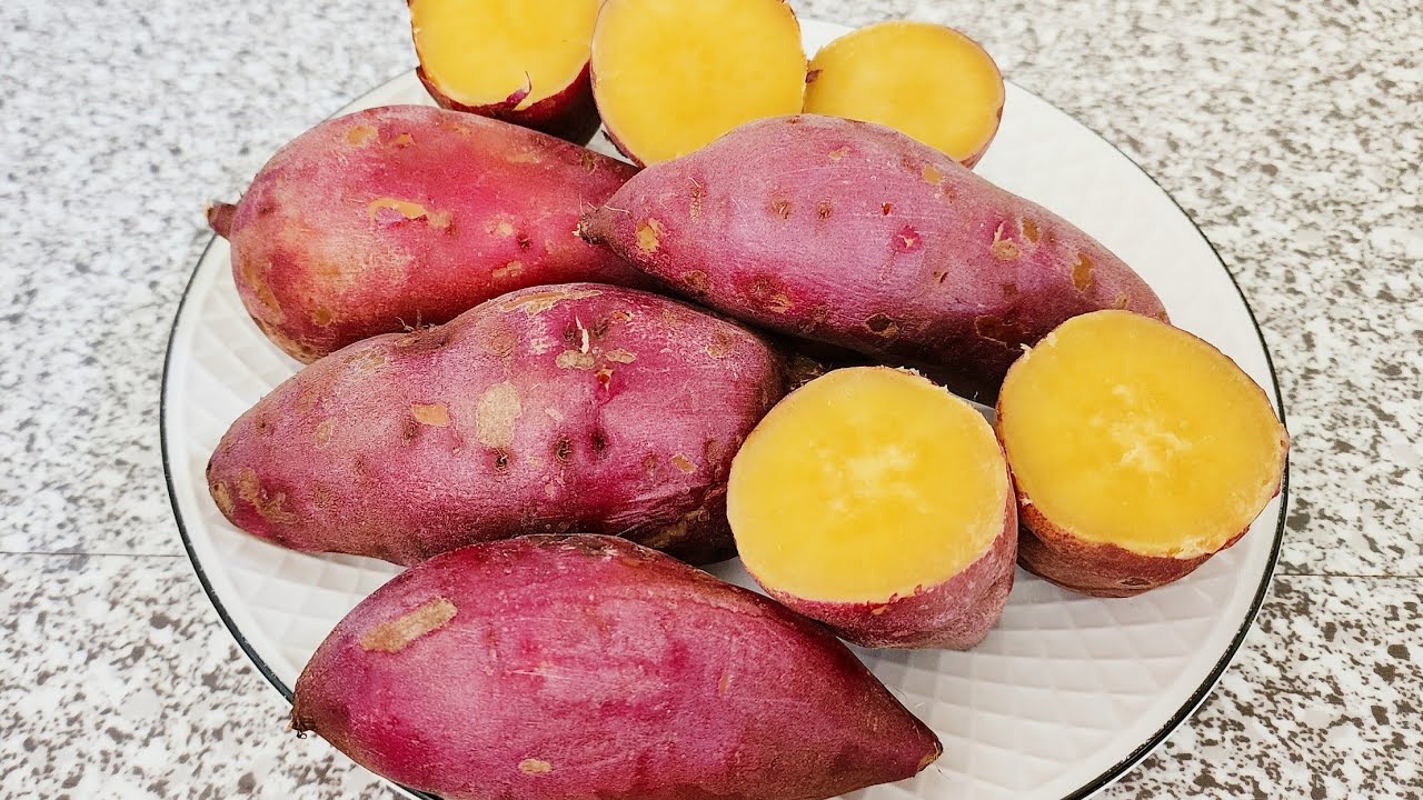 Mẹo hấp khoai lang không cần nước rất thơm ngon khoai lang dẻo ngọt ngon  hơn gấp nhiều lần#599