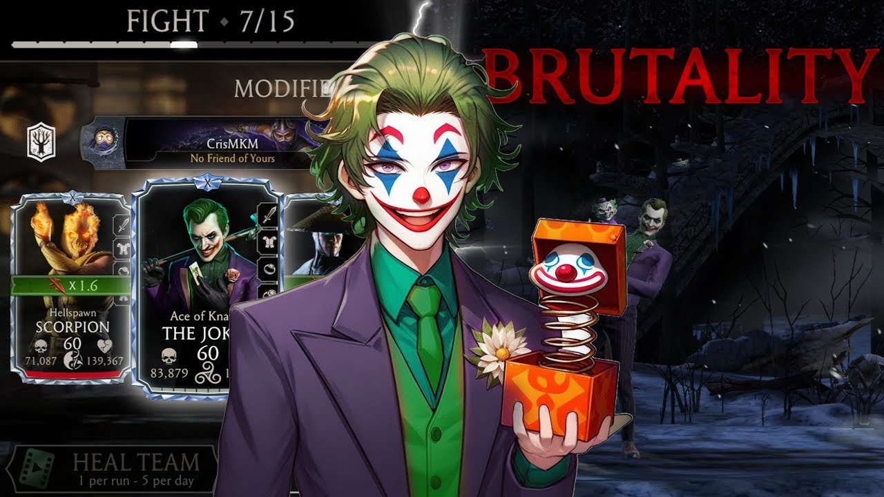 Maxed Fusion X The Joker Agressive FW gameplay | Faction Wars Elder Survivor gameplay| MK Mobile