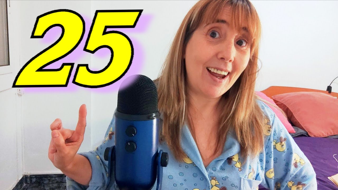 ASMR | 25 cosas sobre mí | charla tranquila para dormir