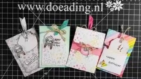 Doe@ding fb live cadeaukaart envelop met Petra Meijboom
