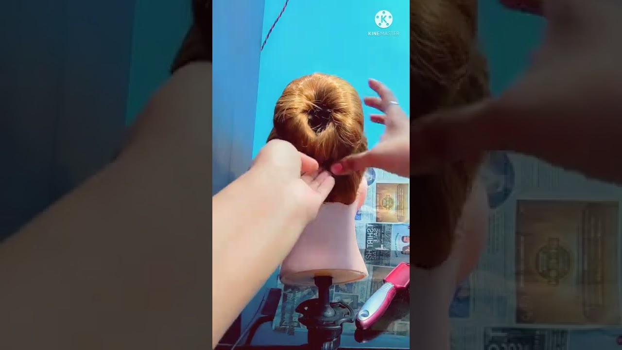 Daily for summer easy high bun👌 