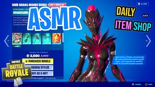 ASMR Fortnite NEW Spacefarer Ariana Grande Skin! Daily Item Shop 🎮🎧 Relaxing Whispering 😴💤 screenshot 2