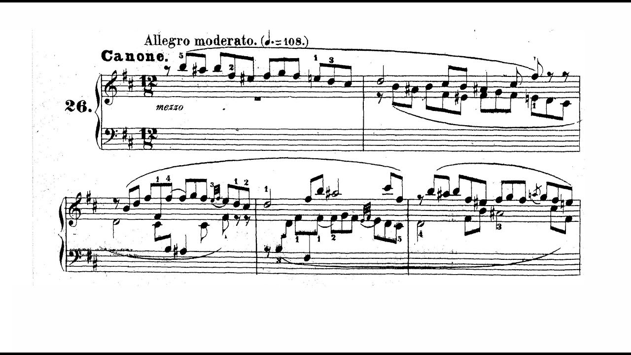 M.Clementi Etude № 26 (Gradus ad Parnassum). Pianist Alessandro