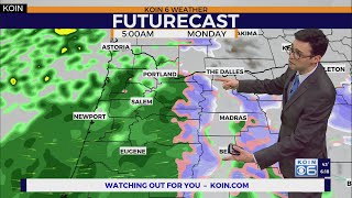Weather forecast: Rain moving in early Monday and snow levels are dropping late week
