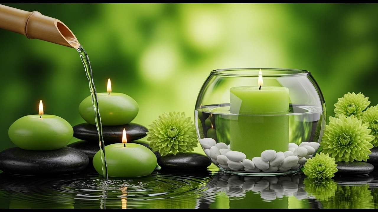 Nature’s Calm | Water, Wind & Candlelight for Ultimate Peace | Relax & Sleep  | Calm Peaceful Mind