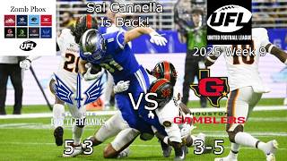 St. Louis Battlehawks VS Houston Gamblers 2026 UFL Week 9 | Zomb Phox Live Play-By-Play