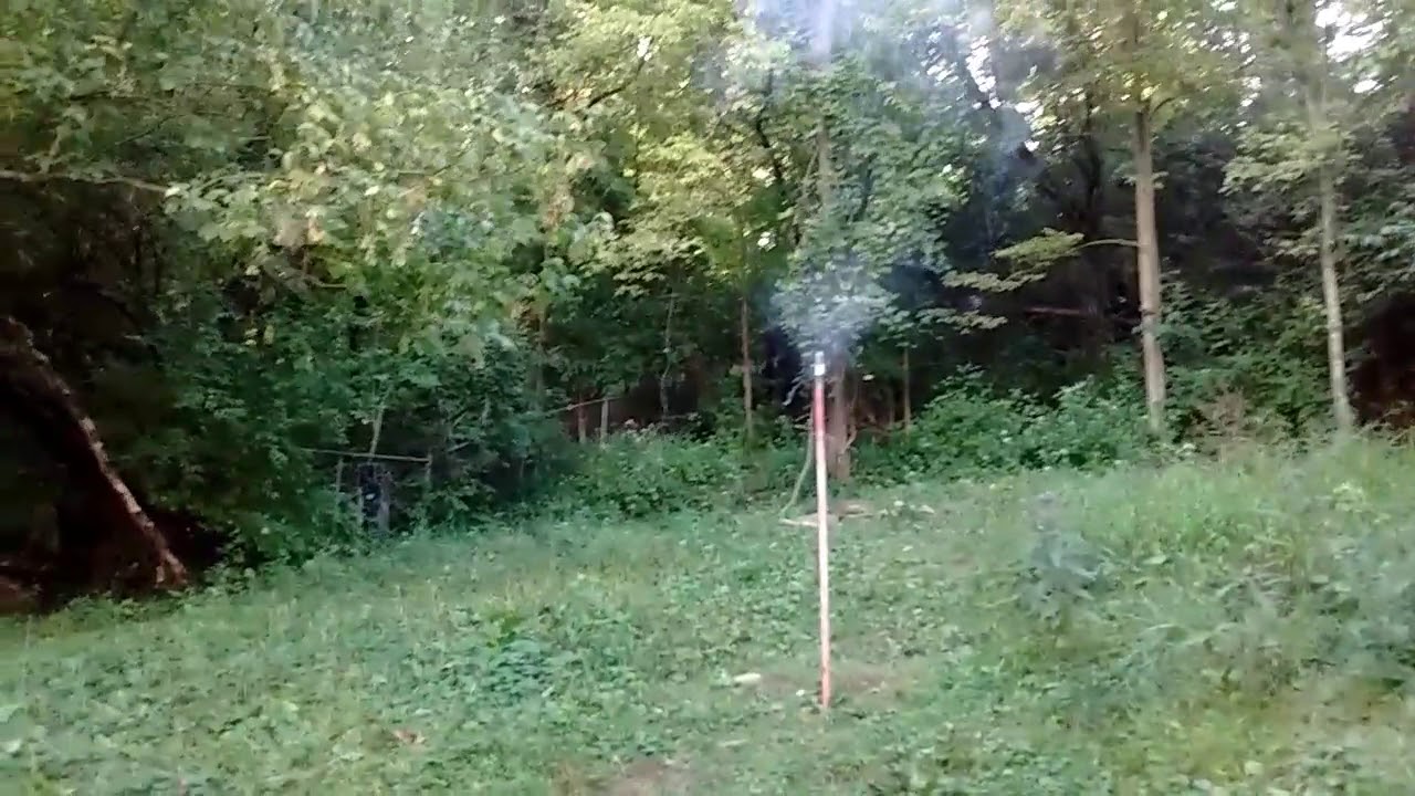 Rocket test using experimental black powder. YouTube