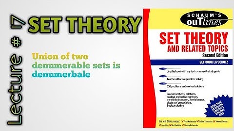Union of two denumerable sets is also denumerable
