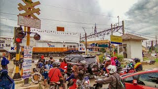 Railroad Crossing Indonesia 2021 | Perlintasan Kereta Api KRL JPL 81 Bekasi
