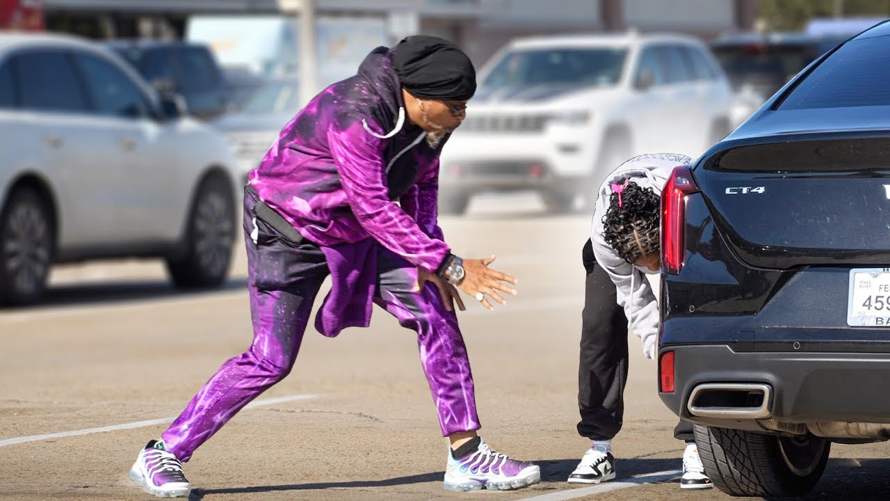 Stealing Car Tires from People In The Hood! YouTube