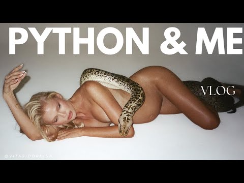 Pregnancy photoshoot with 250-pound PYTHON WHAAAT? VLOG | Vita Sidorkina