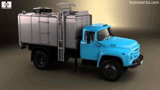 ZIL 130 Garbage Truck 1994 3D model by 3DModels.org