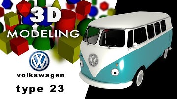 Volkswagen Type 23 | Time lapse modeling