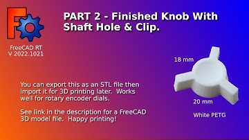 Knob Part 2 - Finished Knob 3D Model W/Enhancements