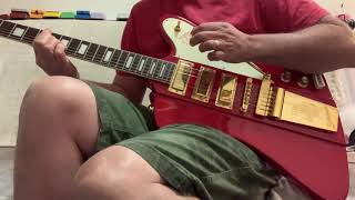 1999 Epiphone ‘63 Firebird VII 1st Year Reissue Red & Gold 3 Mini Humbuckers Korea