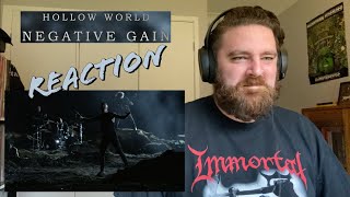 The Metal Hunter Reacts: HOLLOW WORLD - NEGATIVE GAIN