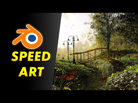 Peace | Speed Art (Blender Timelapse)