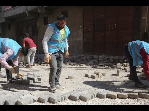 Eyyübiye Belediye Parke Taşı Çalışması