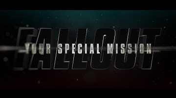 FALLOUT - Trailer Opener After Effects template